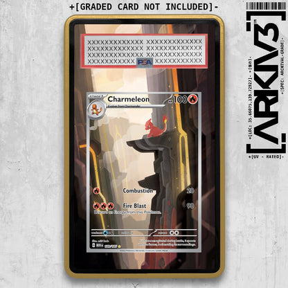 [UNIT: 169/165] // Charmeleon Extended Art Display Case - Graded