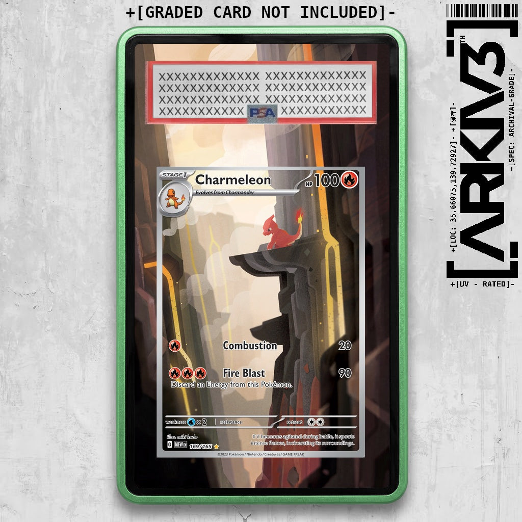 [UNIT: 169/165] // Charmeleon Extended Art Display Case - Graded