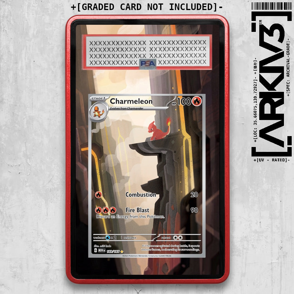 [UNIT: 169/165] // Charmeleon Extended Art Display Case - Graded