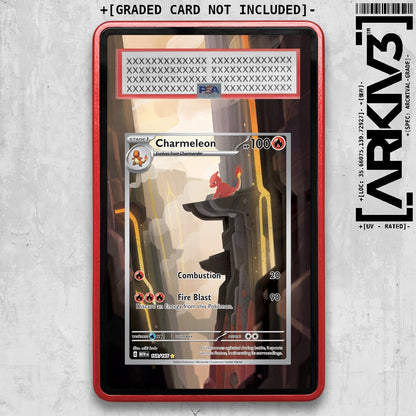 [UNIT: 169/165] // Charmeleon Extended Art Display Case - Graded