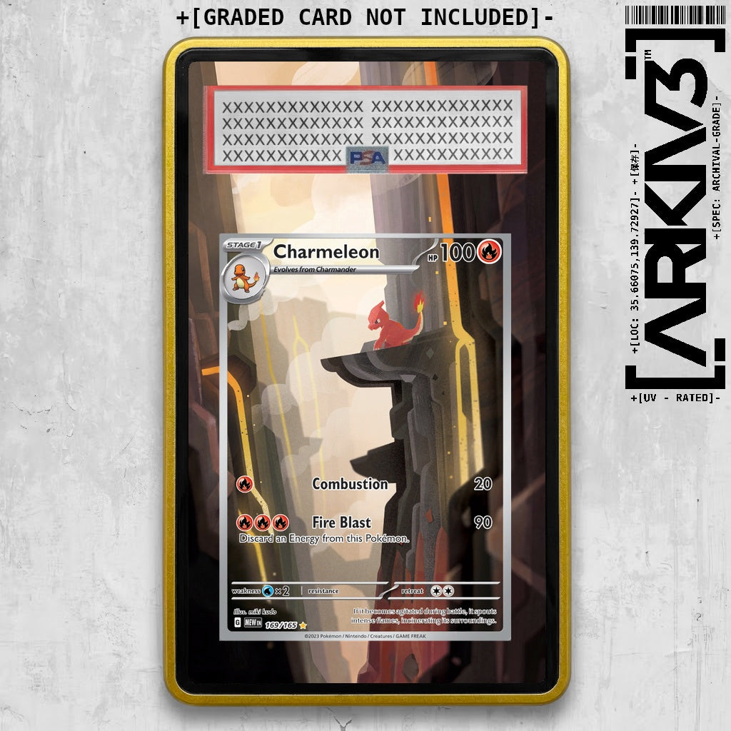 [UNIT: 169/165] // Charmeleon Extended Art Display Case - Graded