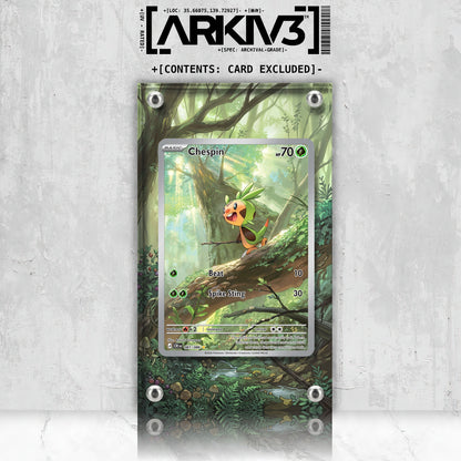 [UNIT: 87/86] // Chespin Extended Art Display Case - Raw