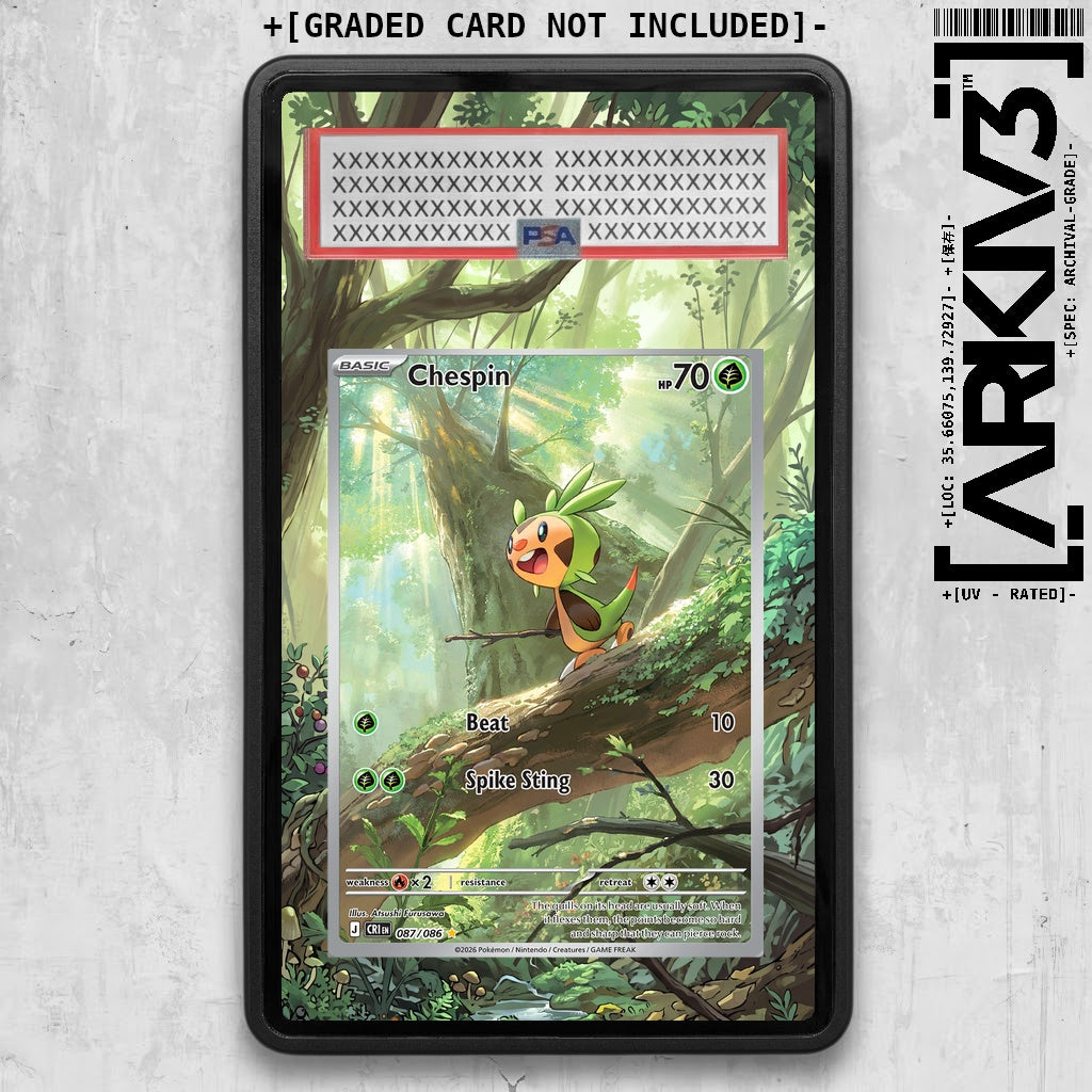 [UNIT: 87/86] // Chespin Extended Art Display Case - Graded