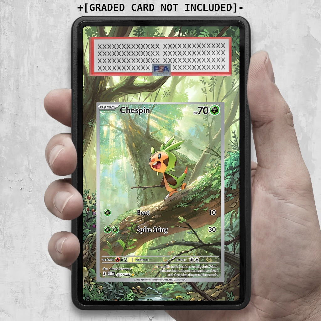 [UNIT: 87/86] // Chespin Extended Art Display Case - Graded