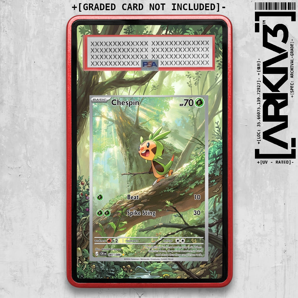 [UNIT: 87/86] // Chespin Extended Art Display Case - Graded