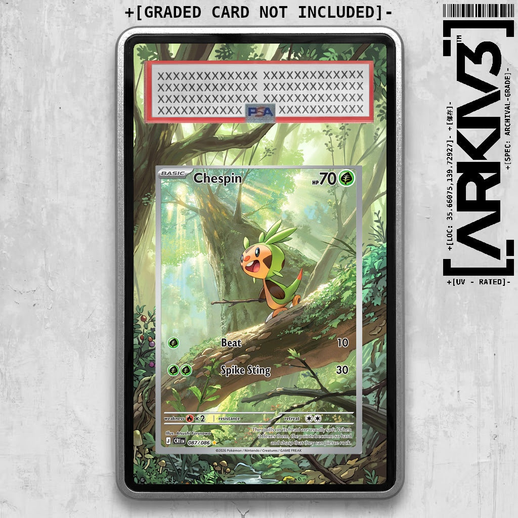 [UNIT: 87/86] // Chespin Extended Art Display Case - Graded