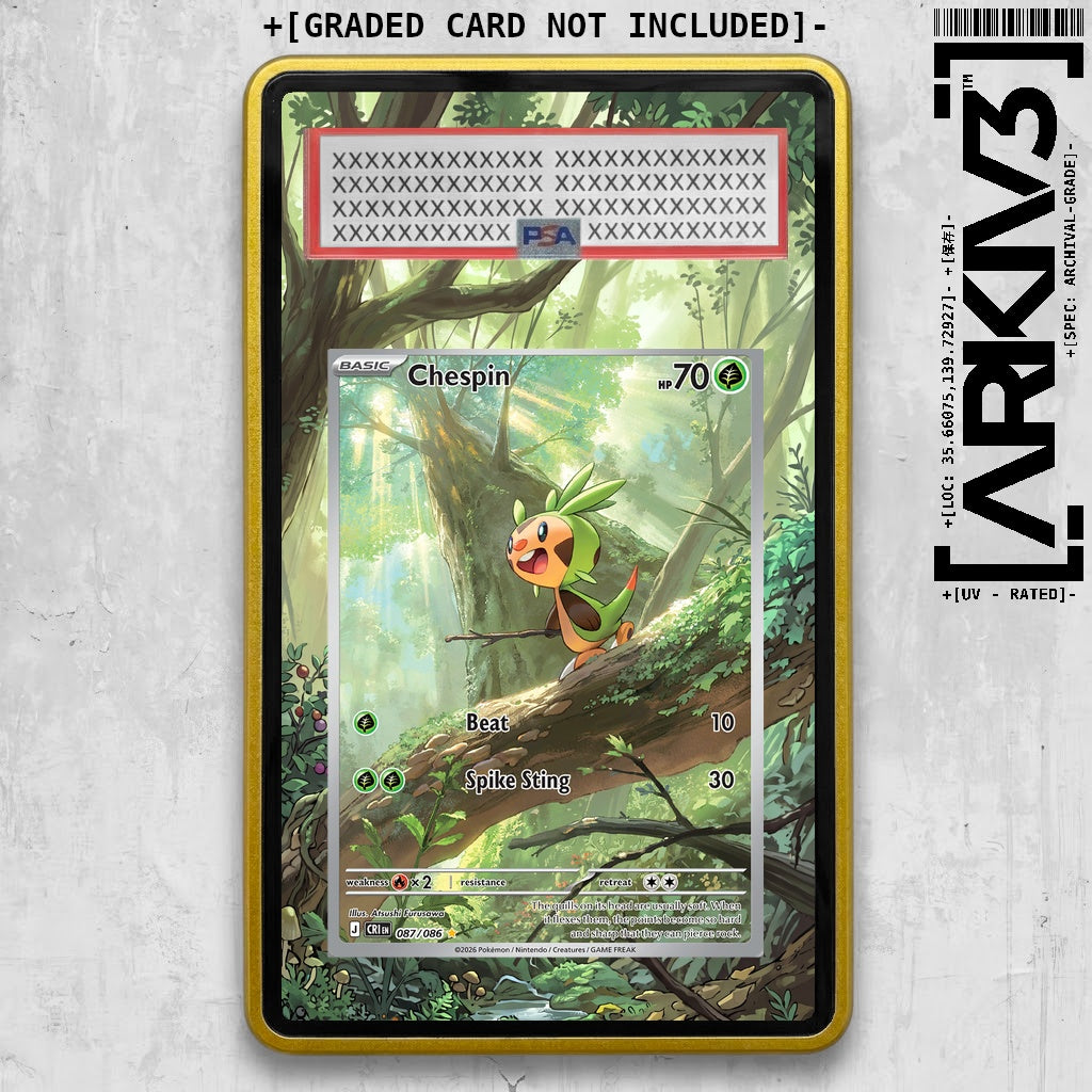 [UNIT: 87/86] // Chespin Extended Art Display Case - Graded