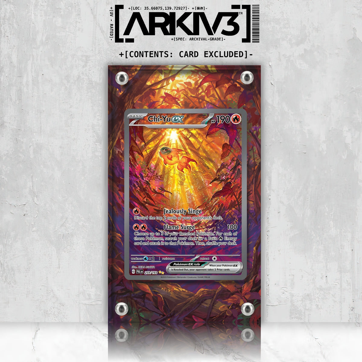 [UNIT: 259/193] // Chi-Yu ex Extended Art Display Case - Raw