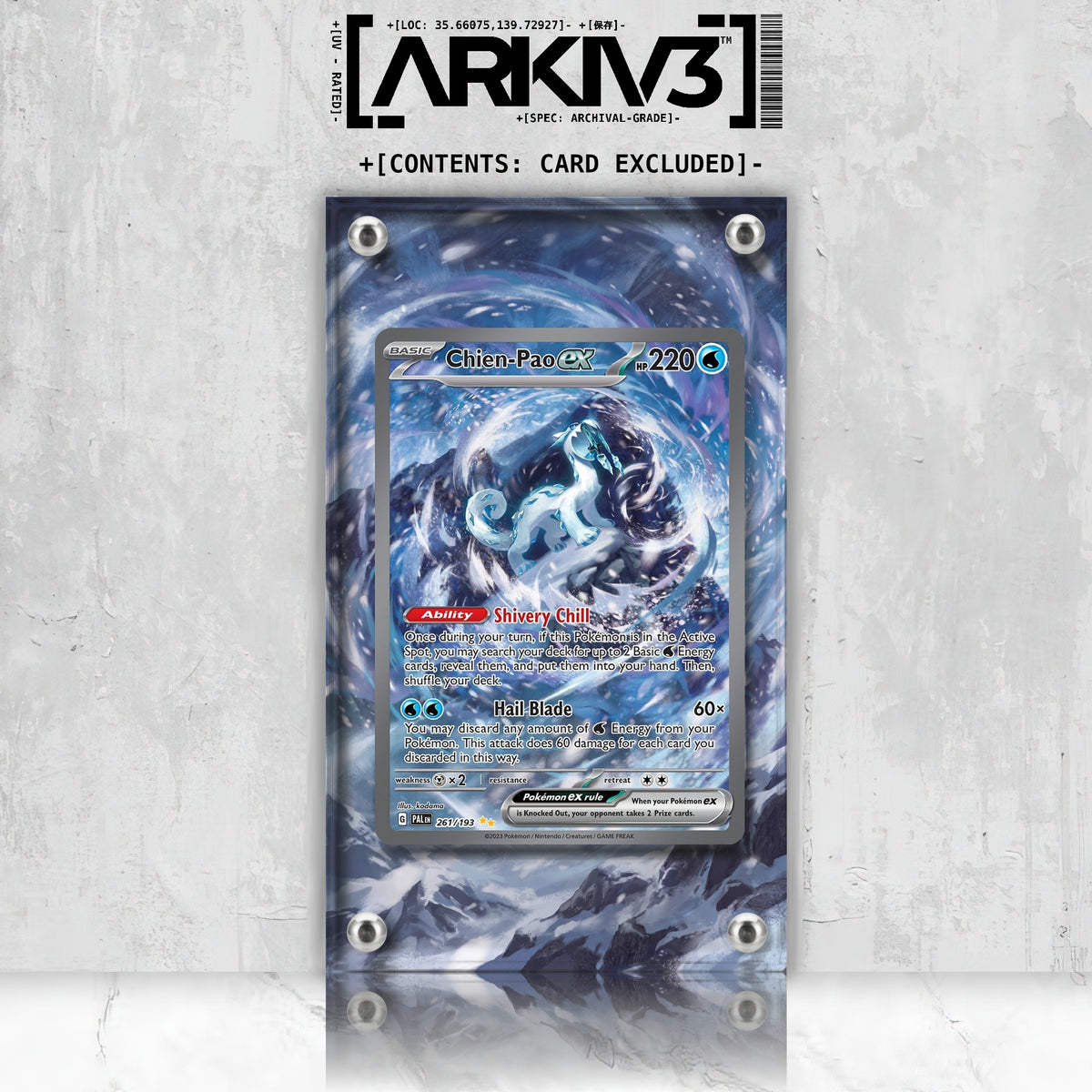 [UNIT: 261/193] // Chien-Pao ex Extended Art Display Case - Raw