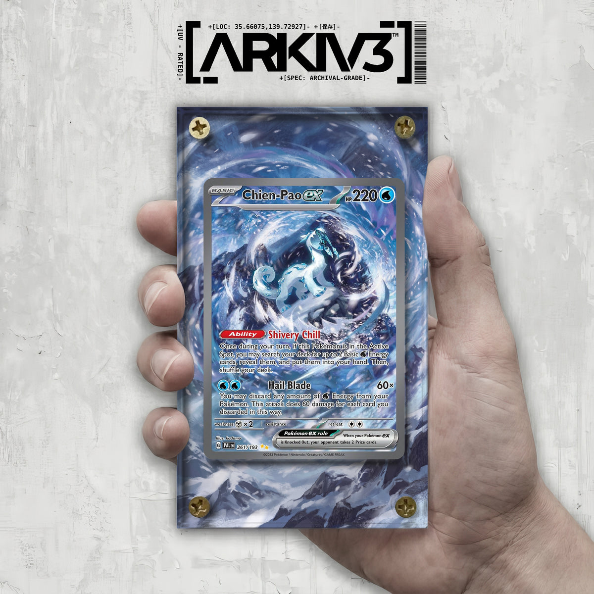 [UNIT: 261/193] // Chien-Pao ex Extended Art Display Case - Raw