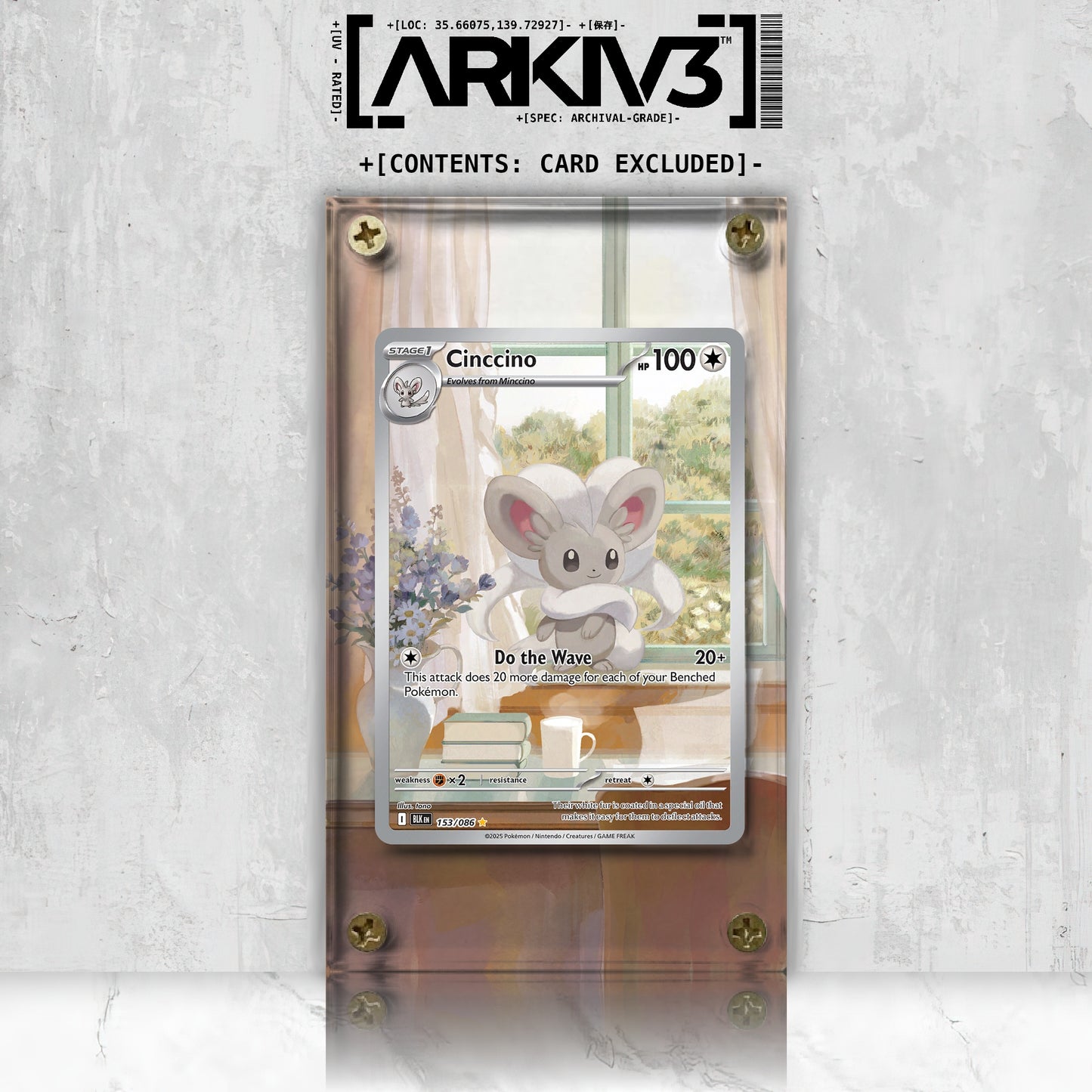 [UNIT: 153/86] // Cinccino Extended Art Display Case - Raw