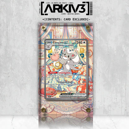 [UNIT: 119/86] // Cinccino ex Extended Art Display Case - Raw