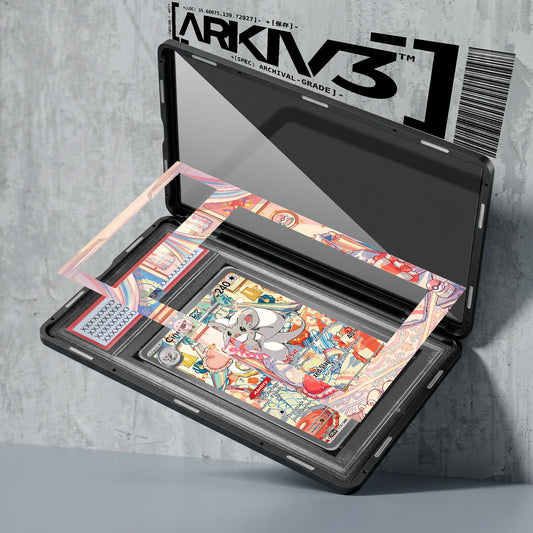 ARKIV3 PSA graded exploded mockup