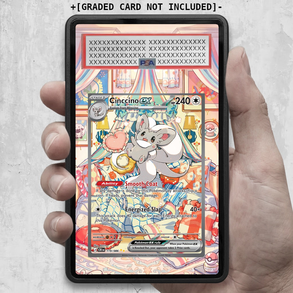 [UNIT: 119/86] // Cinccino ex Extended Art Display Case - Graded