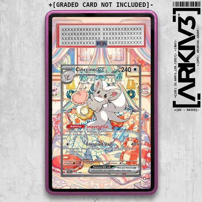 [UNIT: 119/86] // Cinccino ex Extended Art Display Case - Graded