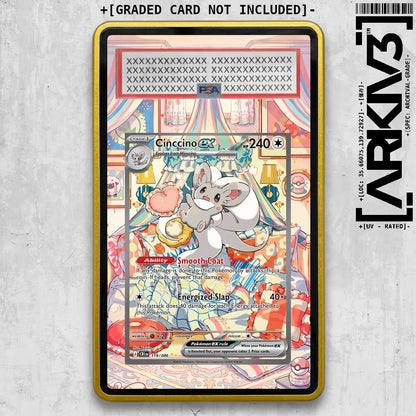 [UNIT: 119/86] // Cinccino ex Extended Art Display Case - Graded