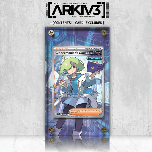 [UNIT: 198/162] // Ciphermaniac's Codebreaking Extended Art Display Case - Raw