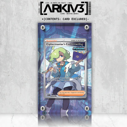 [UNIT: 198/162] // Ciphermaniac's Codebreaking Extended Art Display Case - Raw