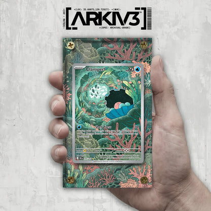 [UNIT: 195/182] // Clamperl Extended Art Display Case - Raw