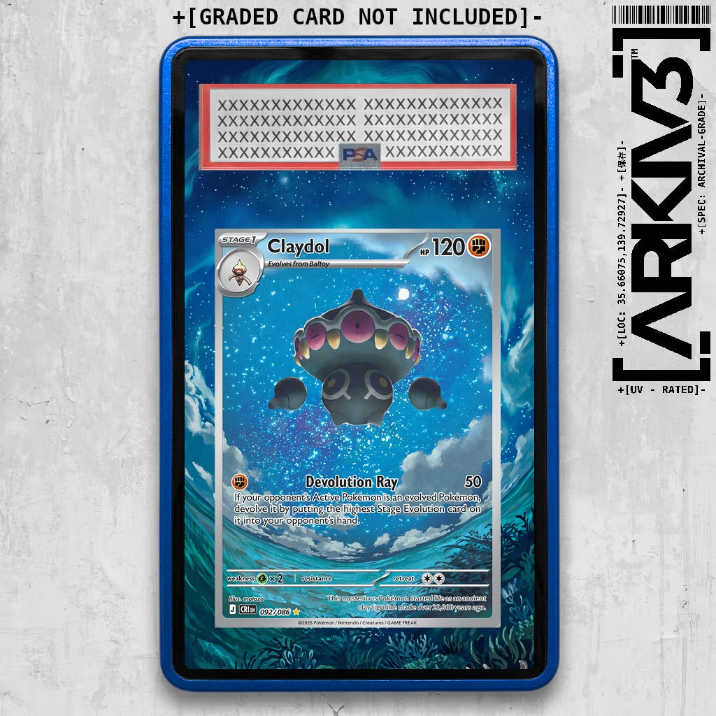 [UNIT: 92/86] // Claydol Extended Art Display Case - Graded