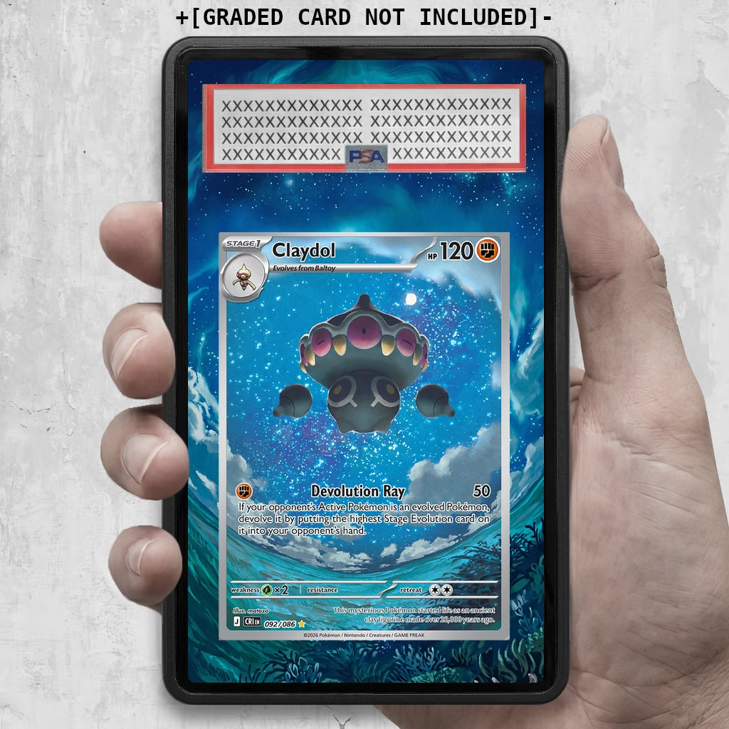 [UNIT: 92/86] // Claydol Extended Art Display Case - Graded