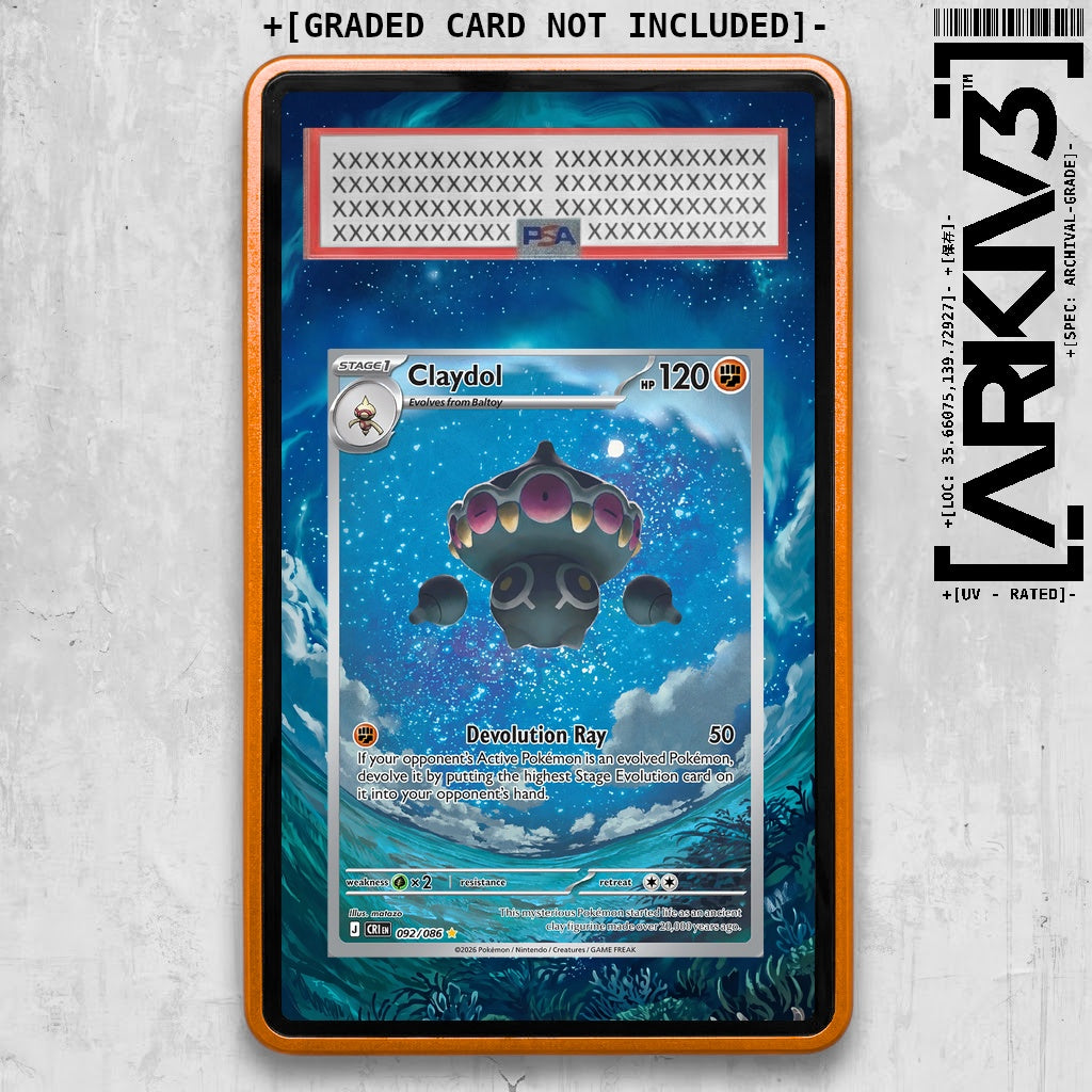 [UNIT: 92/86] // Claydol Extended Art Display Case - Graded