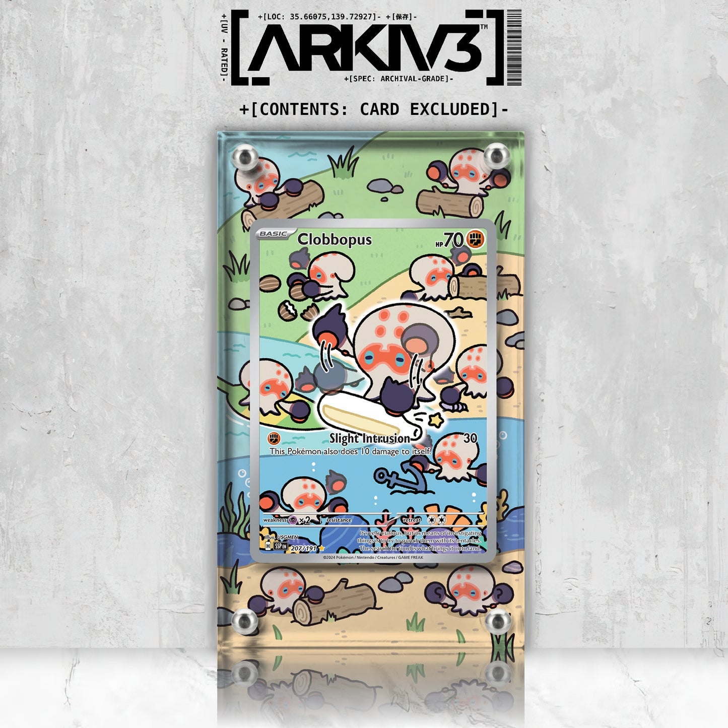 [UNIT: 207/191] // Clobbopus Extended Art Display Case - Raw