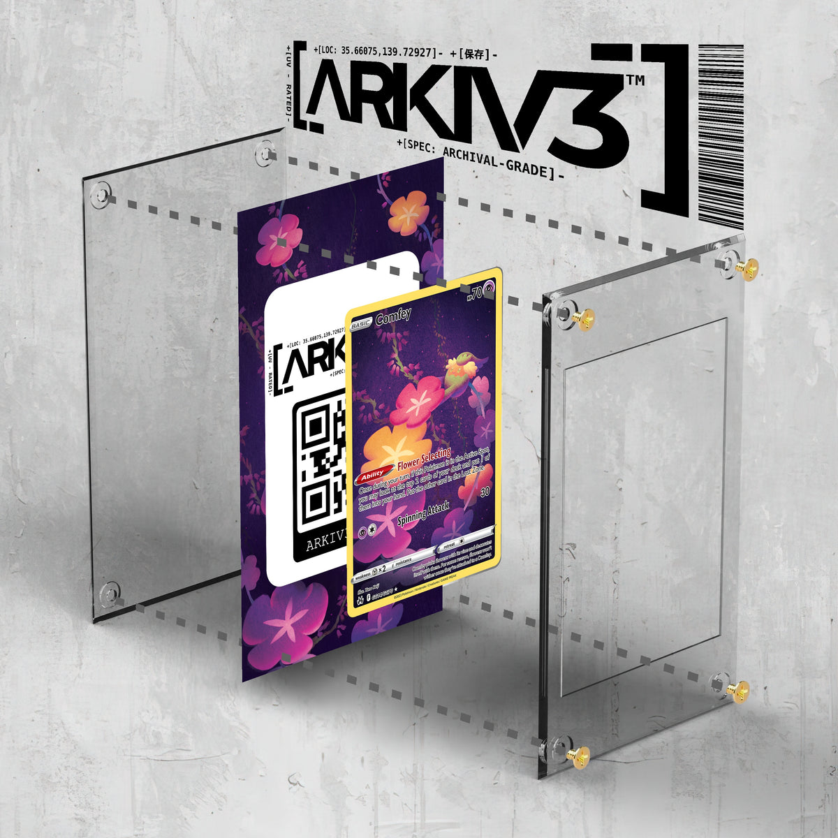 [UNIT: GG14/70] // Comfey Extended Art Display Case - Raw