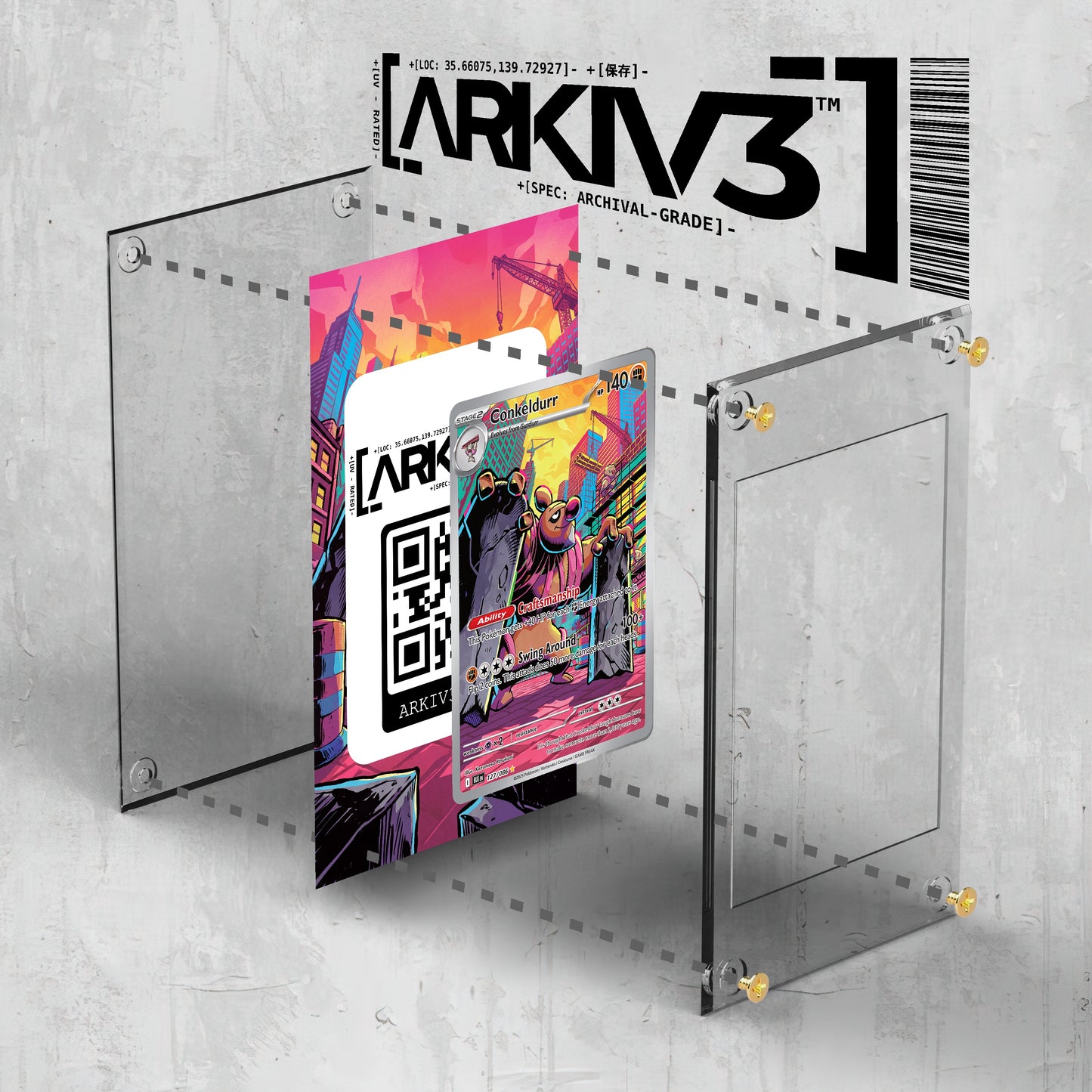 [UNIT: 127/86] // Conkeldurr Extended Art Display Case - Raw