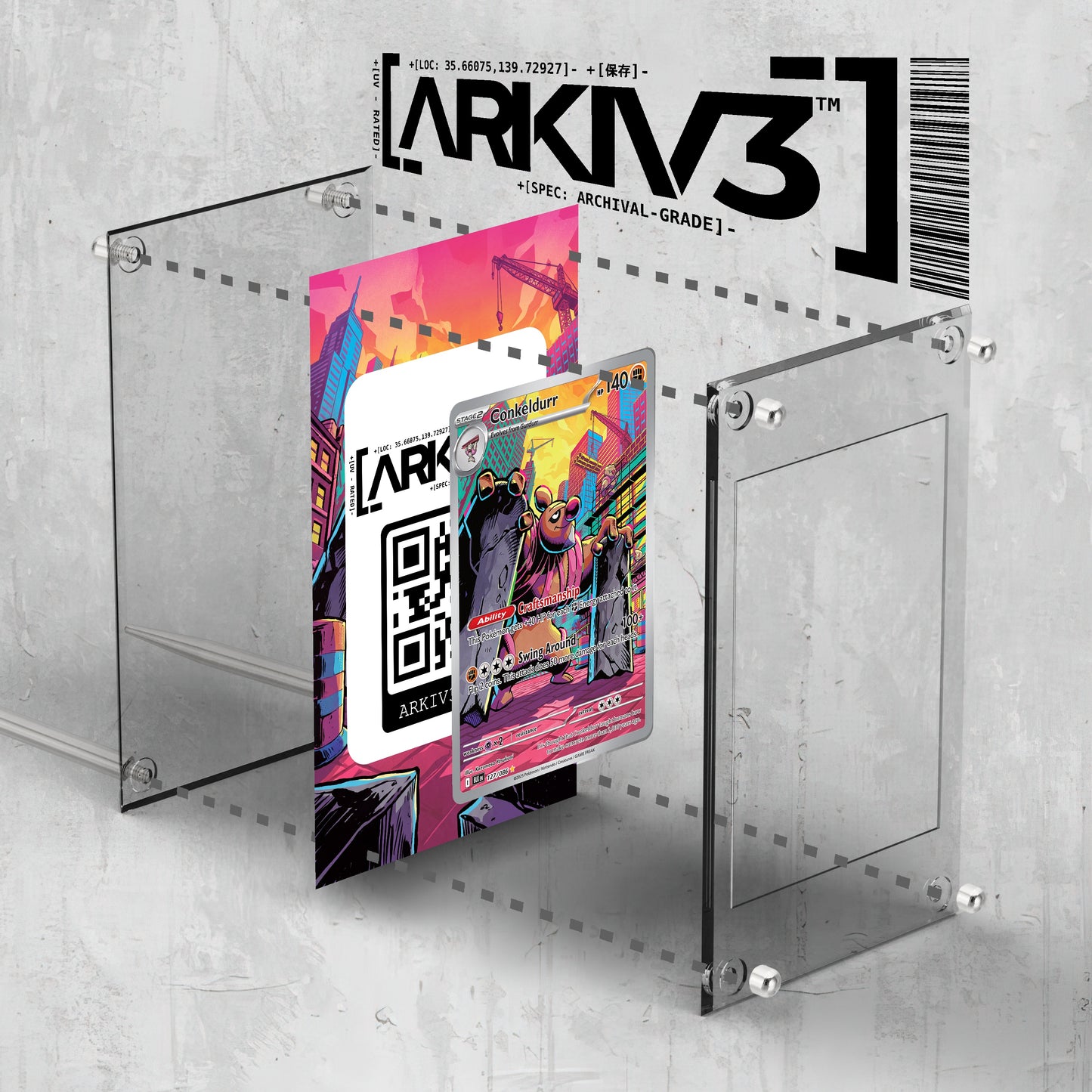 [UNIT: 127/86] // Conkeldurr Extended Art Display Case - Raw