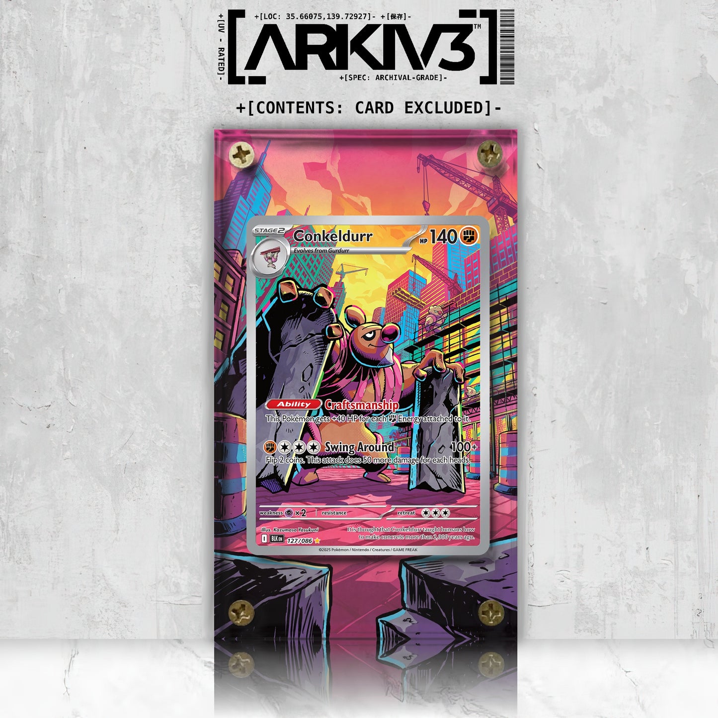 [UNIT: 127/86] // Conkeldurr Extended Art Display Case - Raw