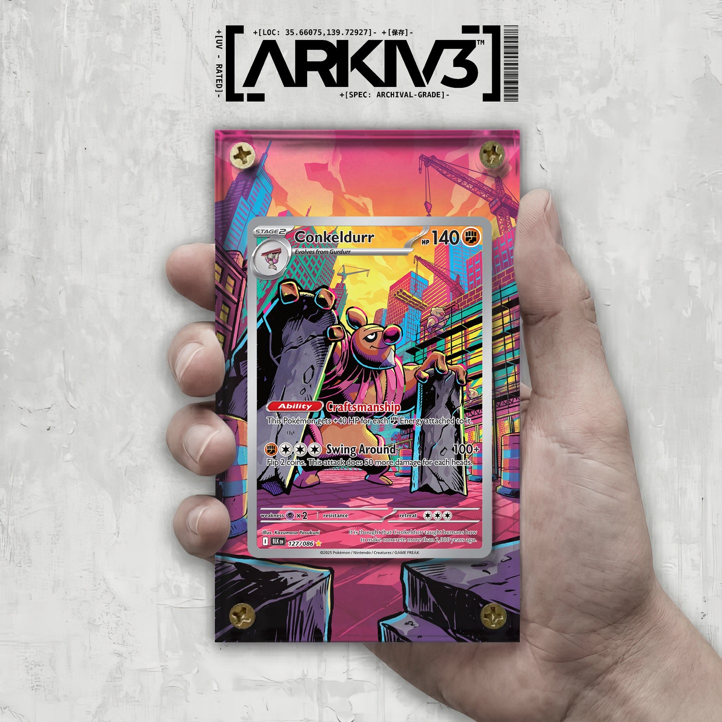 [UNIT: 127/86] // Conkeldurr Extended Art Display Case - Raw