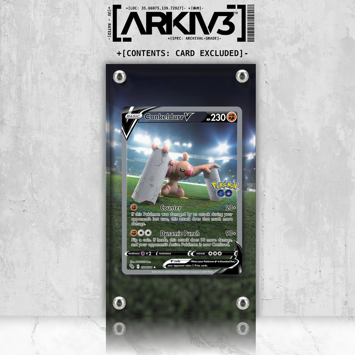 [UNIT: 74/78] // Conkeldurr V Extended Art Display Case - Raw