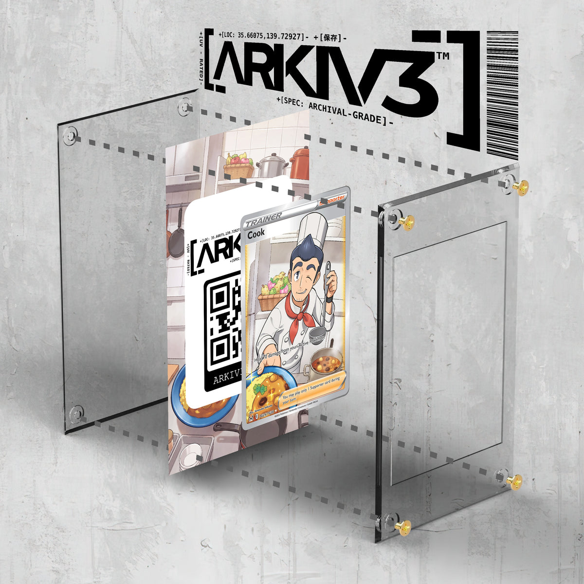 [UNIT: TG25/TG30] // Cook Extended Art Display Case - Raw