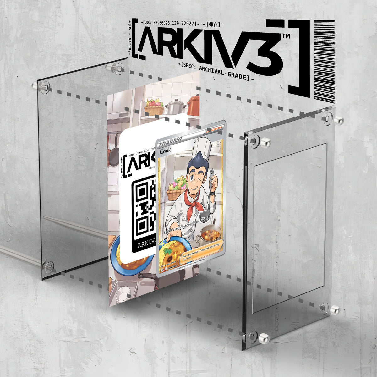 [UNIT: TG25/TG30] // Cook Extended Art Display Case - Raw