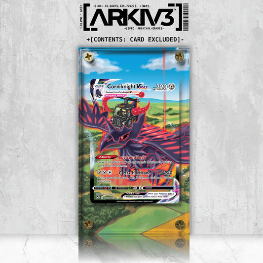 [UNIT: TG19/TG30] // Corviknight VMAX Extended Art Display Case - Raw