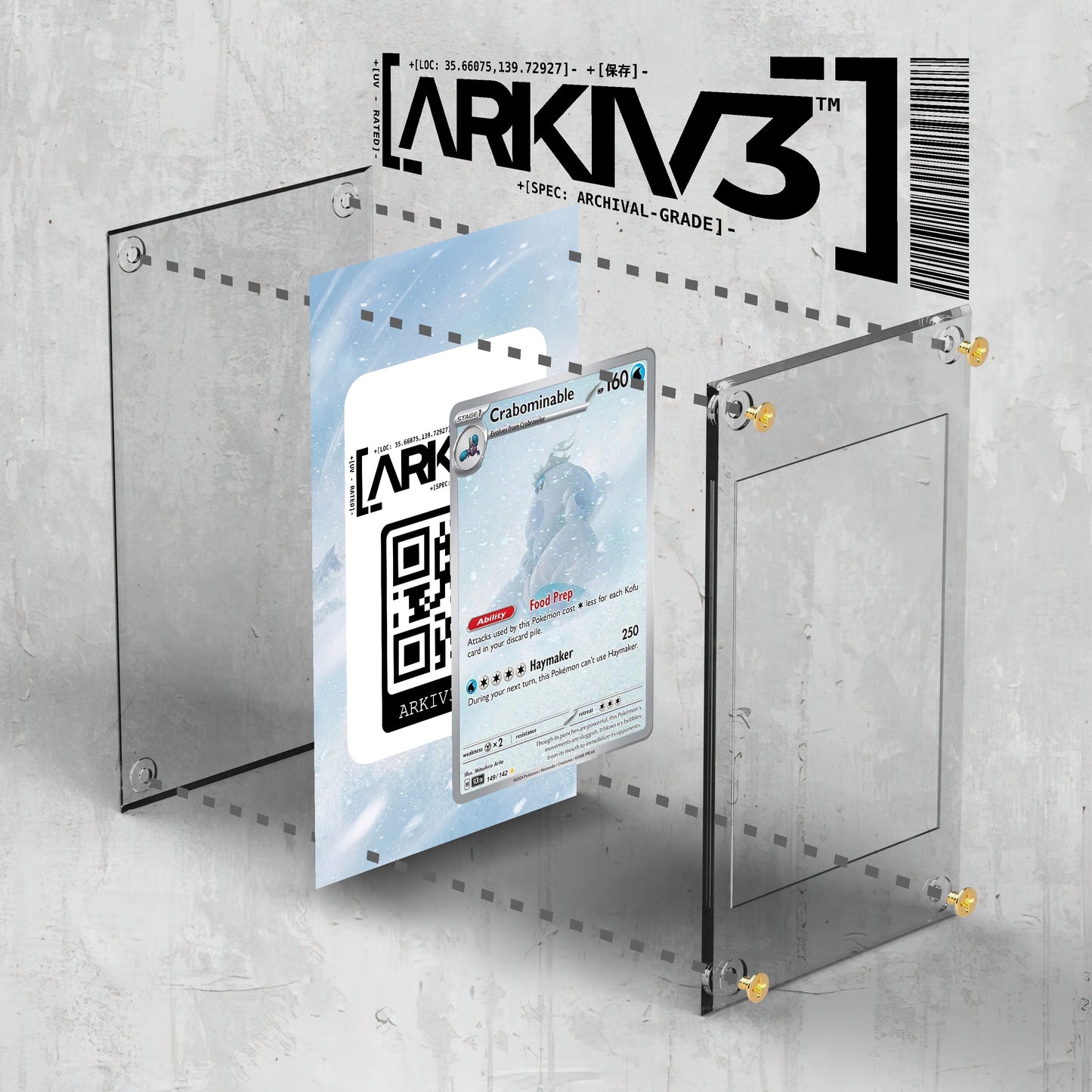 [UNIT: 149/142] // Crabominable Extended Art Display Case - Raw