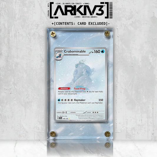 [UNIT: 149/142] // Crabominable Extended Art Display Case - Raw