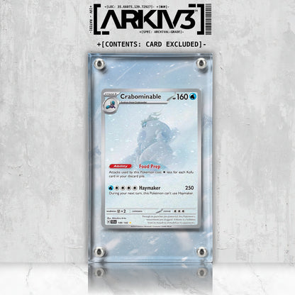 [UNIT: 149/142] // Crabominable Extended Art Display Case - Raw