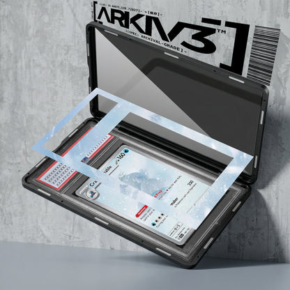 ARKIV3 PSA graded exploded mockup