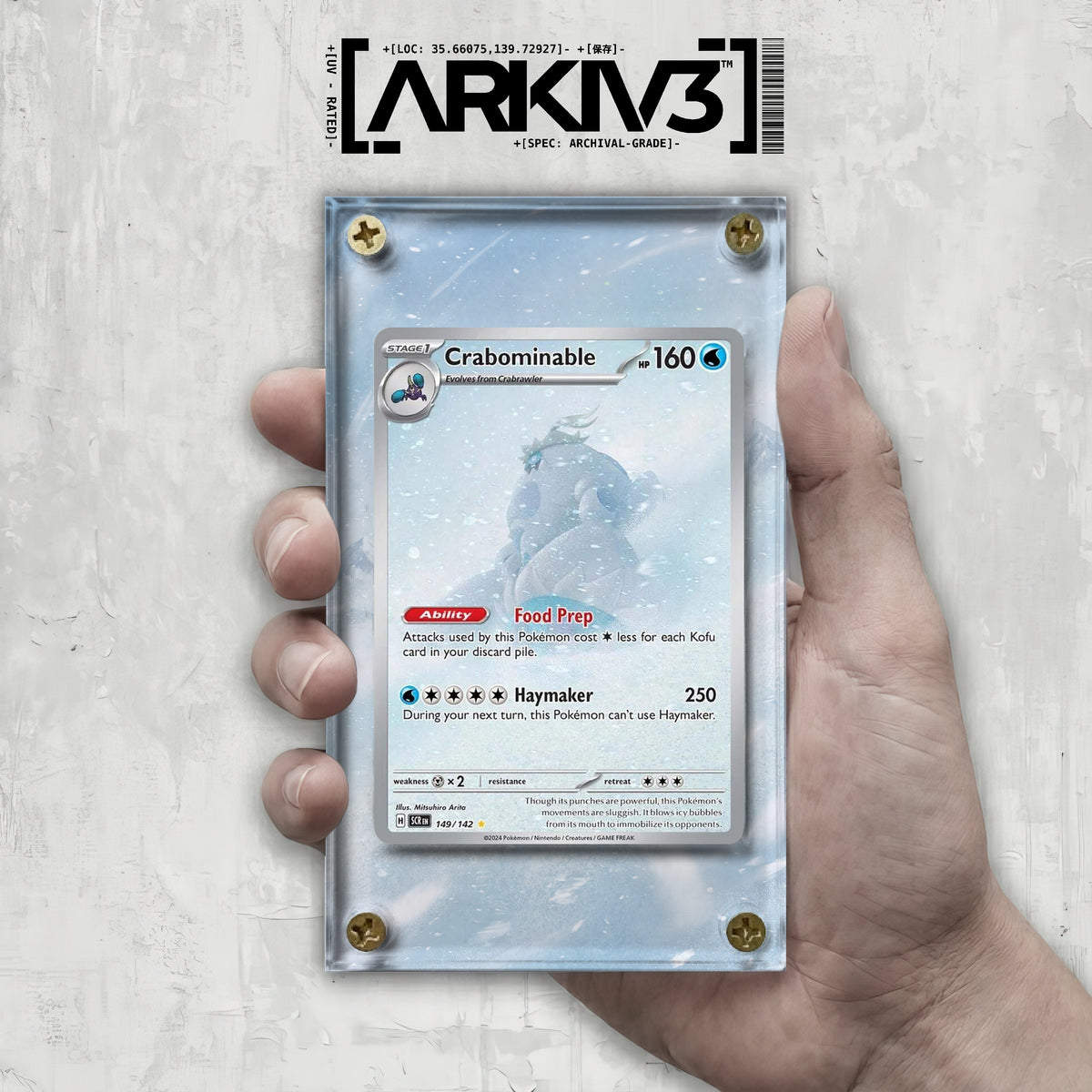 [UNIT: 149/142] // Crabominable Extended Art Display Case - Raw
