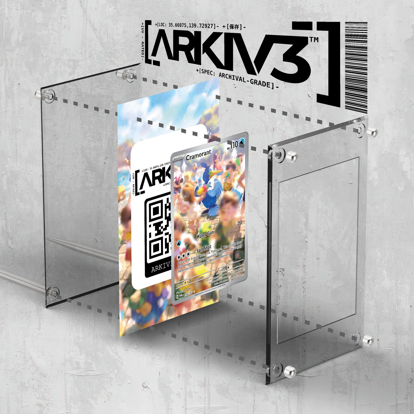[UNIT: 176/167] // Cramorant Extended Art Display Case - Raw