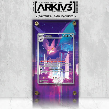 [UNIT: 93/86] // Crobat Extended Art Display Case - Raw