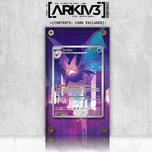 [UNIT: 93/86] // Crobat Extended Art Display Case - Raw