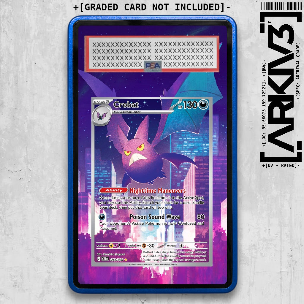 [UNIT: 93/86] // Crobat Extended Art Display Case - Graded