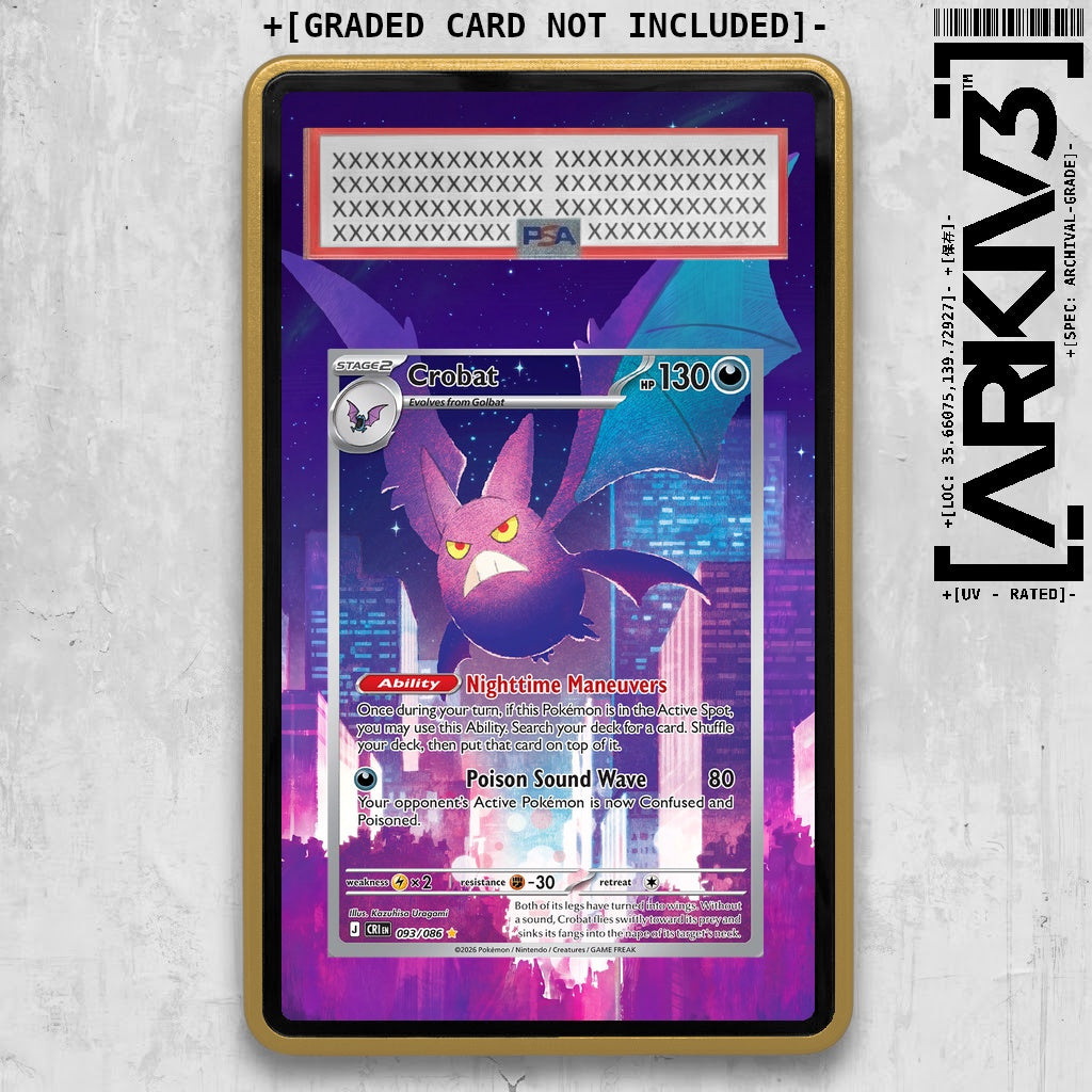 [UNIT: 93/86] // Crobat Extended Art Display Case - Graded