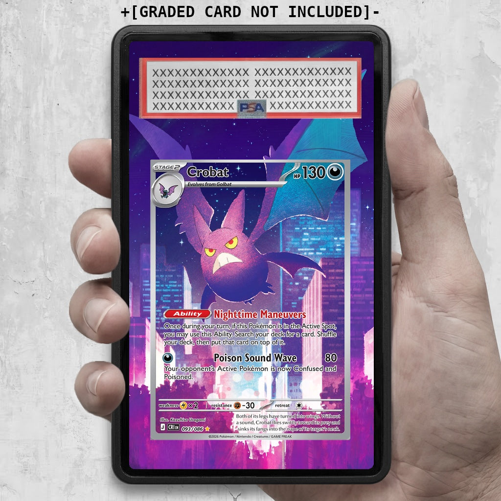 [UNIT: 93/86] // Crobat Extended Art Display Case - Graded