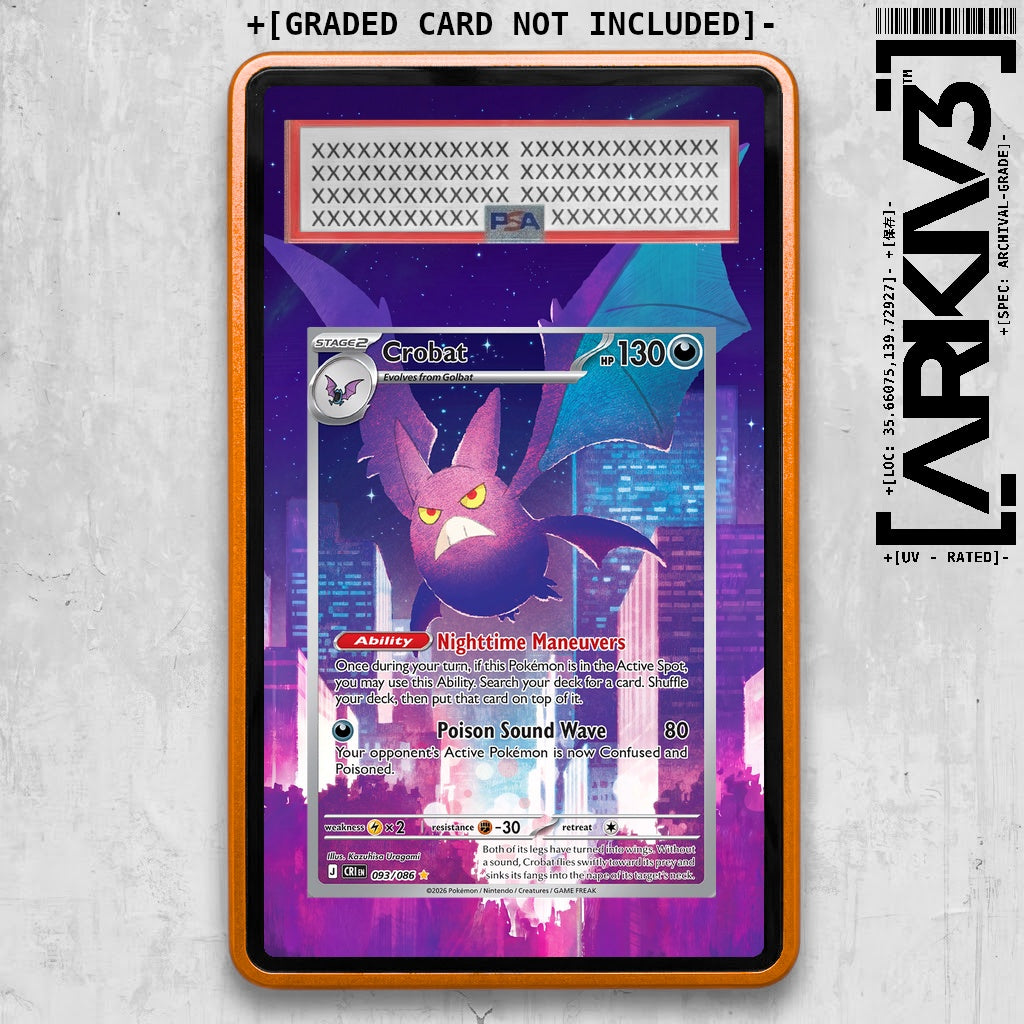 [UNIT: 93/86] // Crobat Extended Art Display Case - Graded