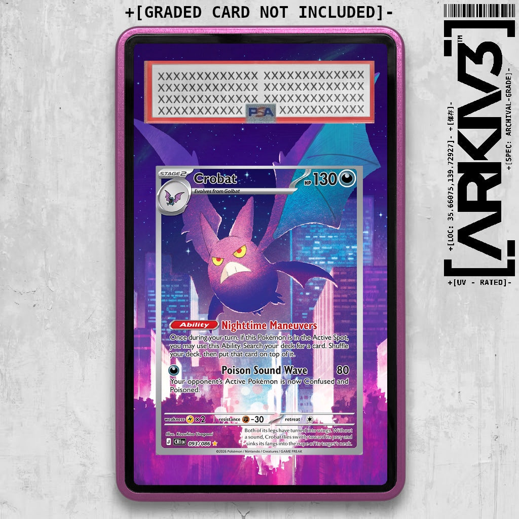 [UNIT: 93/86] // Crobat Extended Art Display Case - Graded