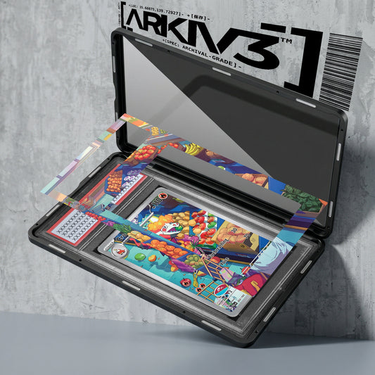 ARKIV3 PSA graded exploded mockup